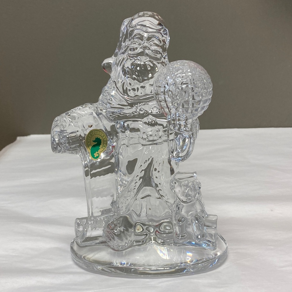Waterford Crystal Santa with Globe